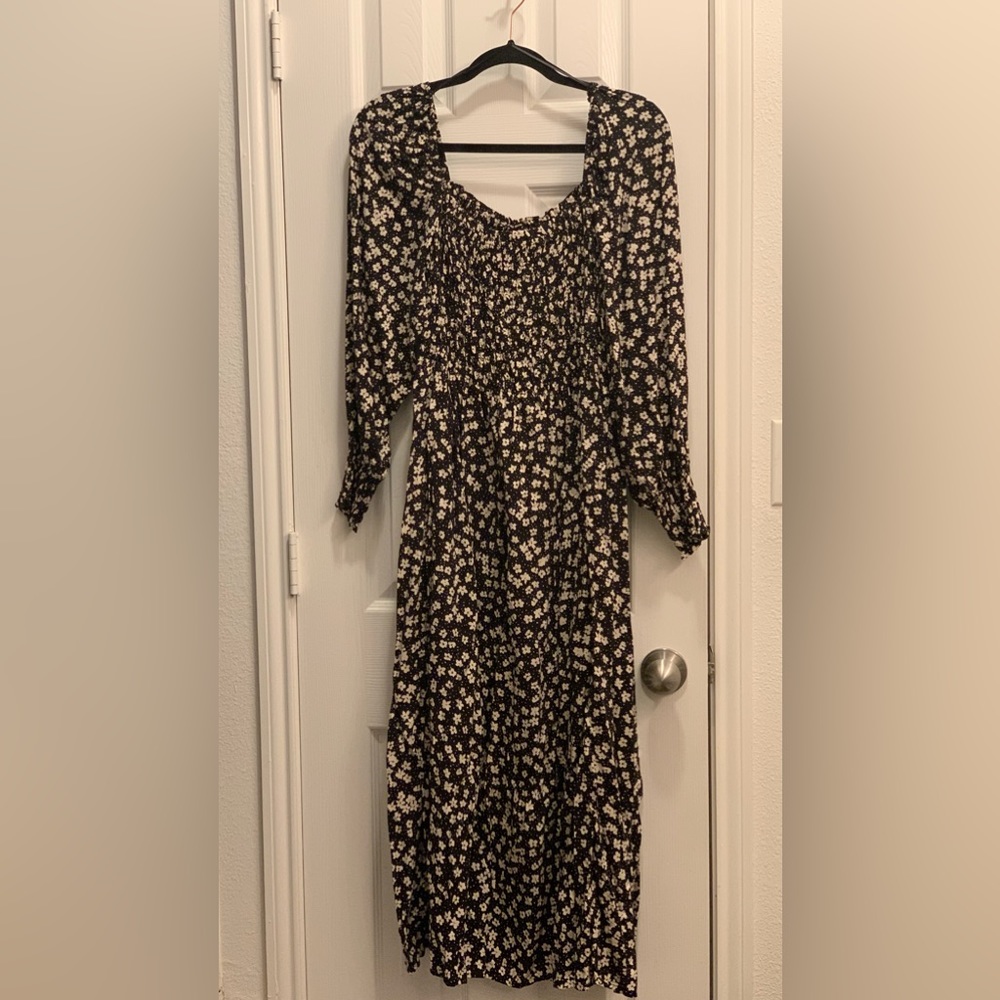 long sleeve long dress H&M